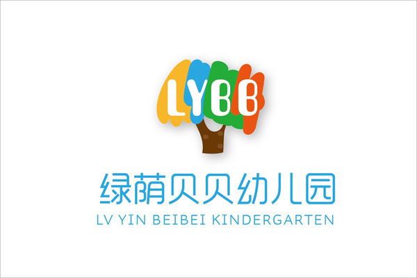 绿萌贝贝幼儿园 logo设计