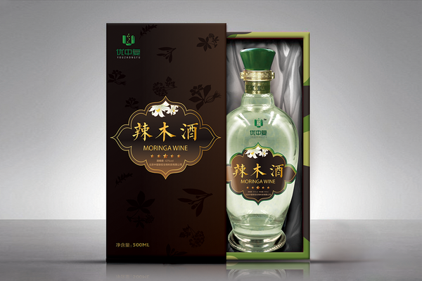 北京中复联投辣木酒礼盒包装设计